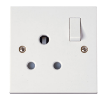 Click PRW034 Socket 1G Switched 15A White